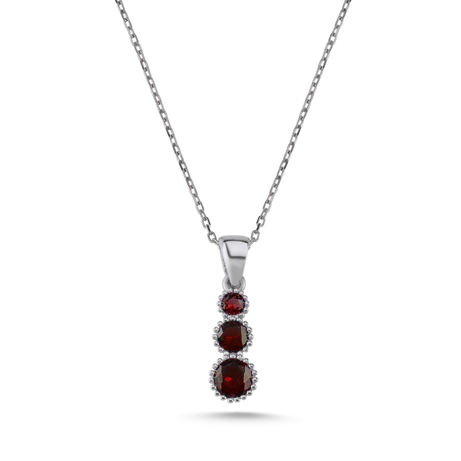 Silverlina%20Gümüş%20Süzme%20Renkli%20Zirkon%20Taşlı%20Kolye-Garnet%20zirkon%20(kırmızı)