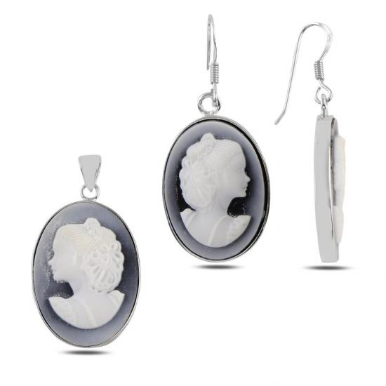 Silverlina Gümüş Cameo Set